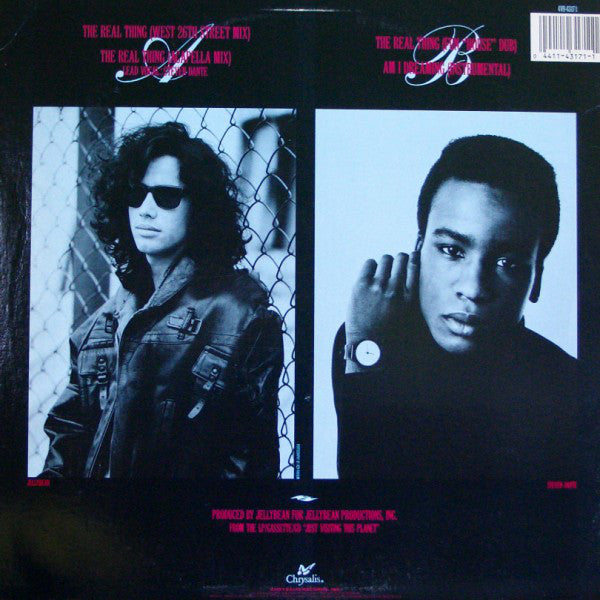John "Jellybean" Benitez Featuring Steven Dante : The Real Thing (12")