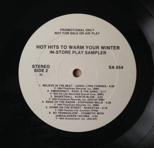 Various : Hot Hits To Warm Your Winter (LP,Compilation,Promo)