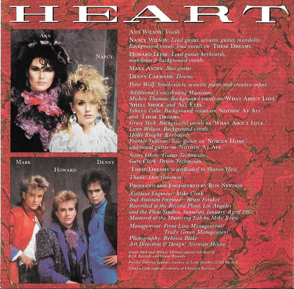 Heart : Heart (CD, Album, RE, Cap)