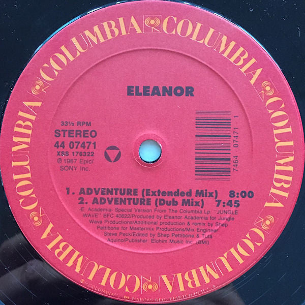 Eleanor* : Adventure (12", Single)