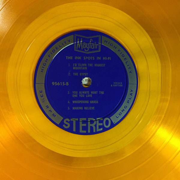 The Ink Spots (2) : The Ink Spots In Hi-Fi (LP, Album, Yel)
