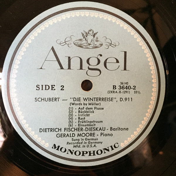 Franz Schubert / Dietrich Fischer-Dieskau / Gerald Moore : Die Winterreise (LP,Mono)