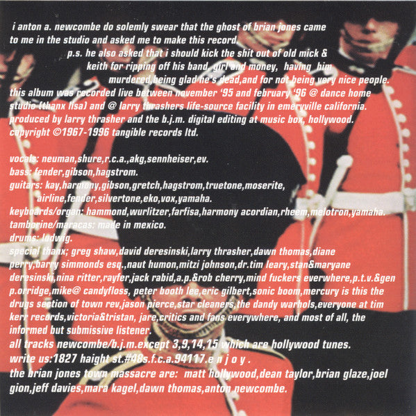 The Brian Jonestown Massacre : Take It From The Man! (CD, Album)