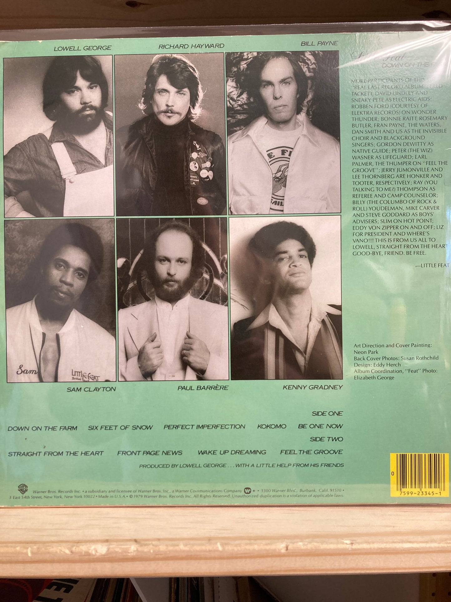 Little Feat - Down On The Farm - Vinyl LP