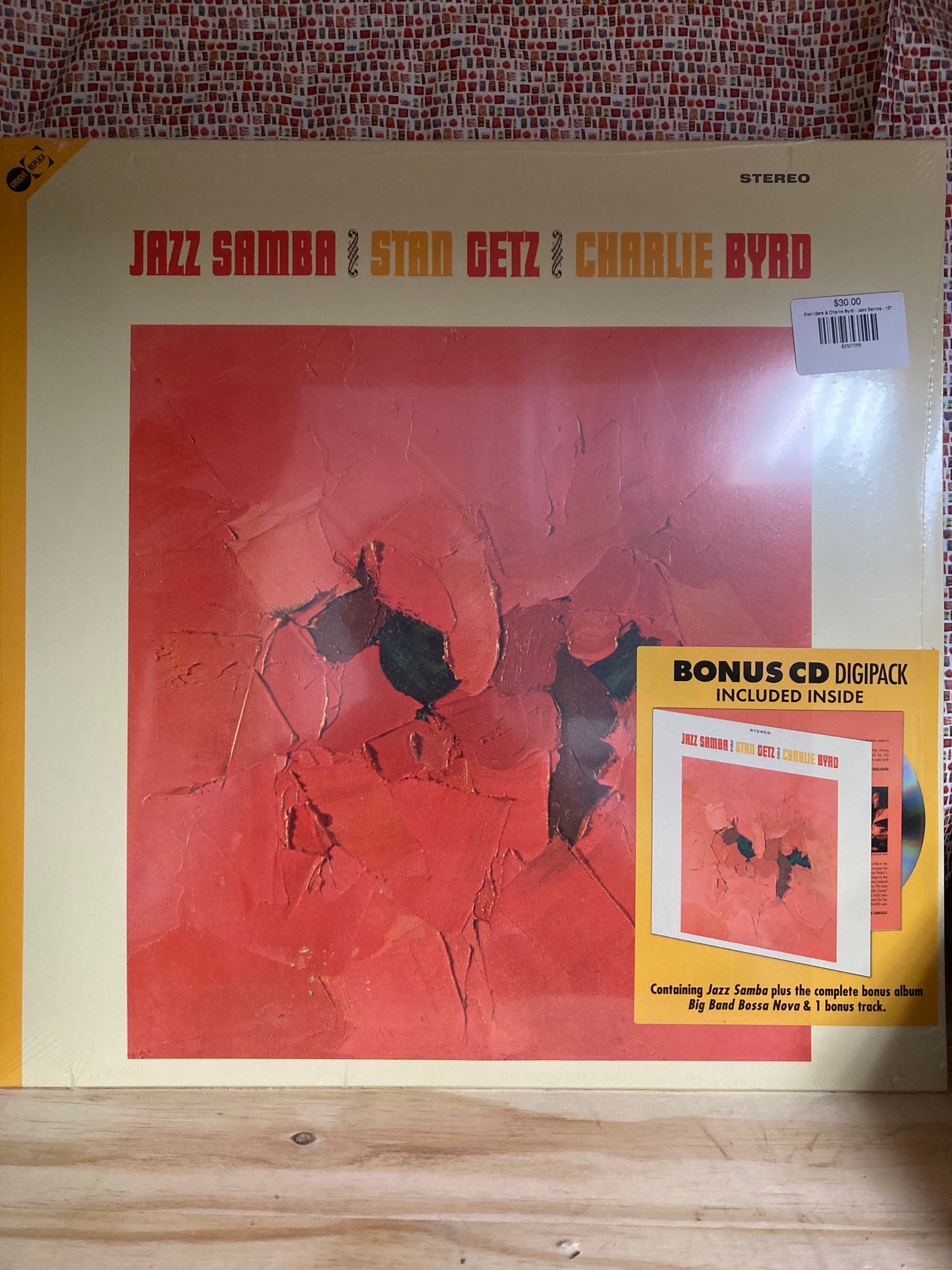Stan Getz & Charlie Byrd - Jazz Samba - 12" Vinyl LP