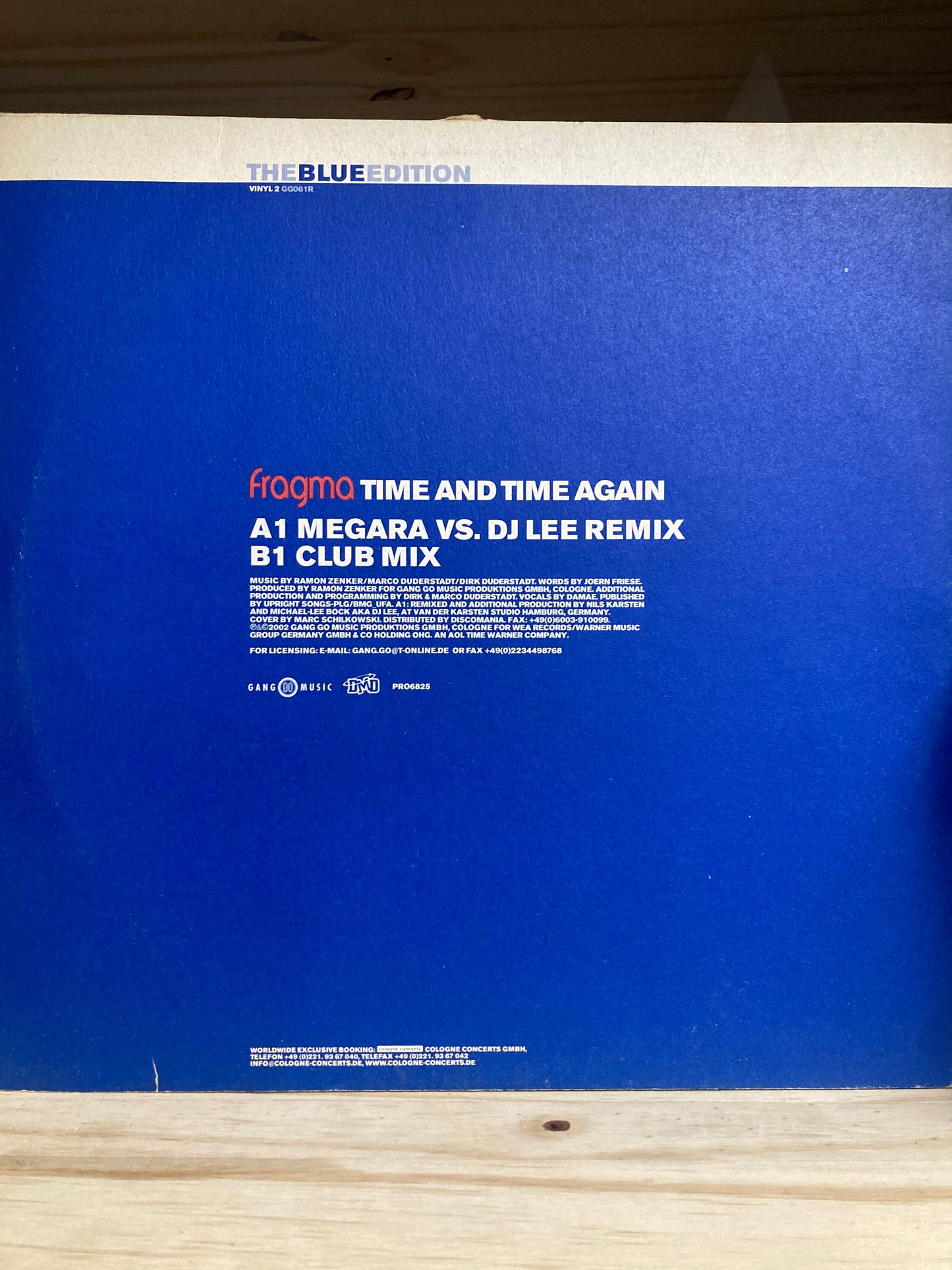 Fragma – Time And Time Again (The Blue Edition - Vinyl 2) - 12" EP