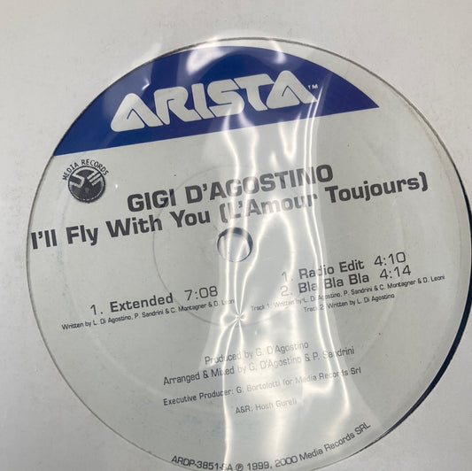 Gigi D'Agostino - Ill Fly With You (L'Amour Toujours) - 12" Vinyl EP