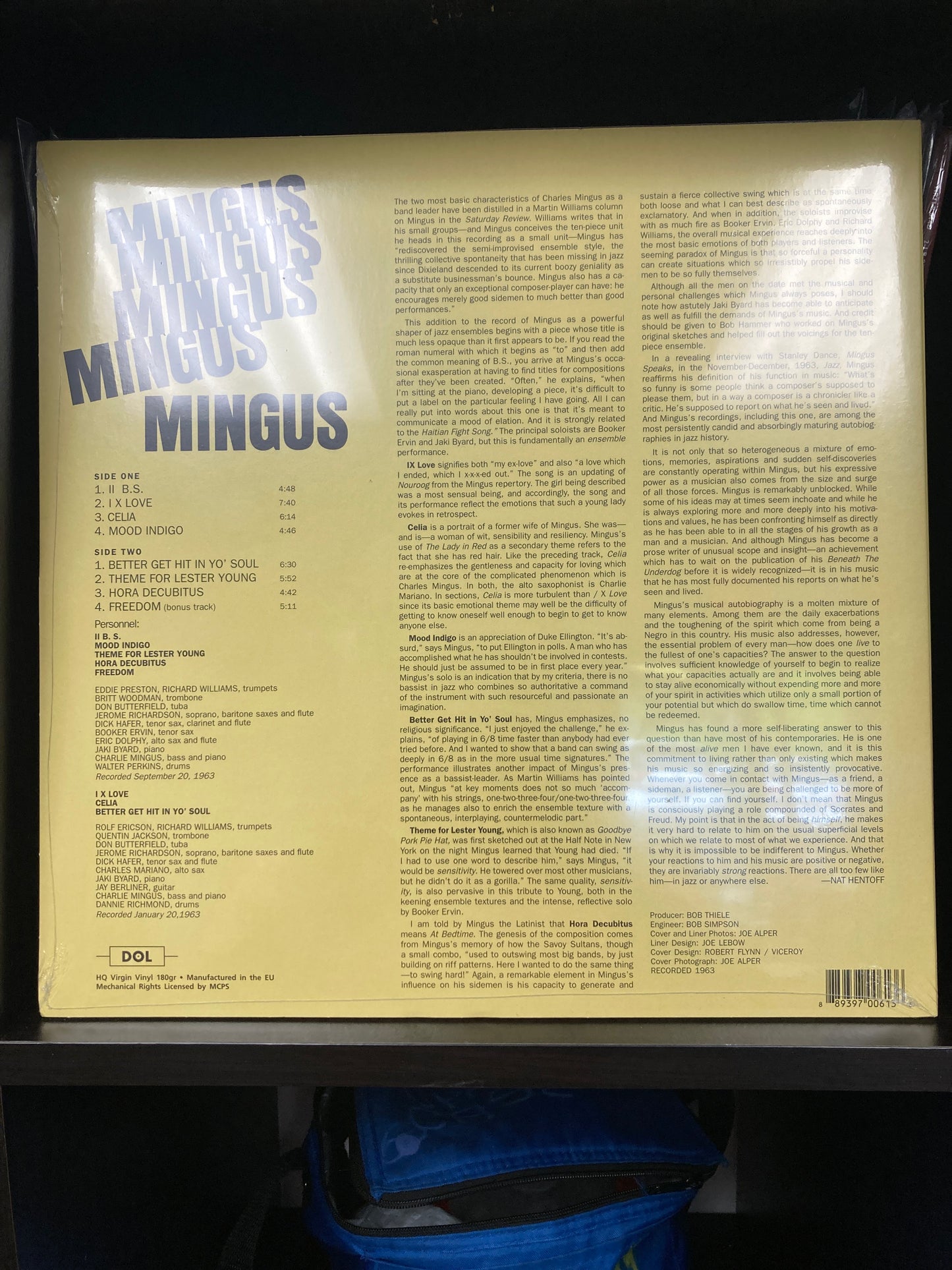 Charles Mingus- Mingus Mingus Mingus Mingus Vinyl LP