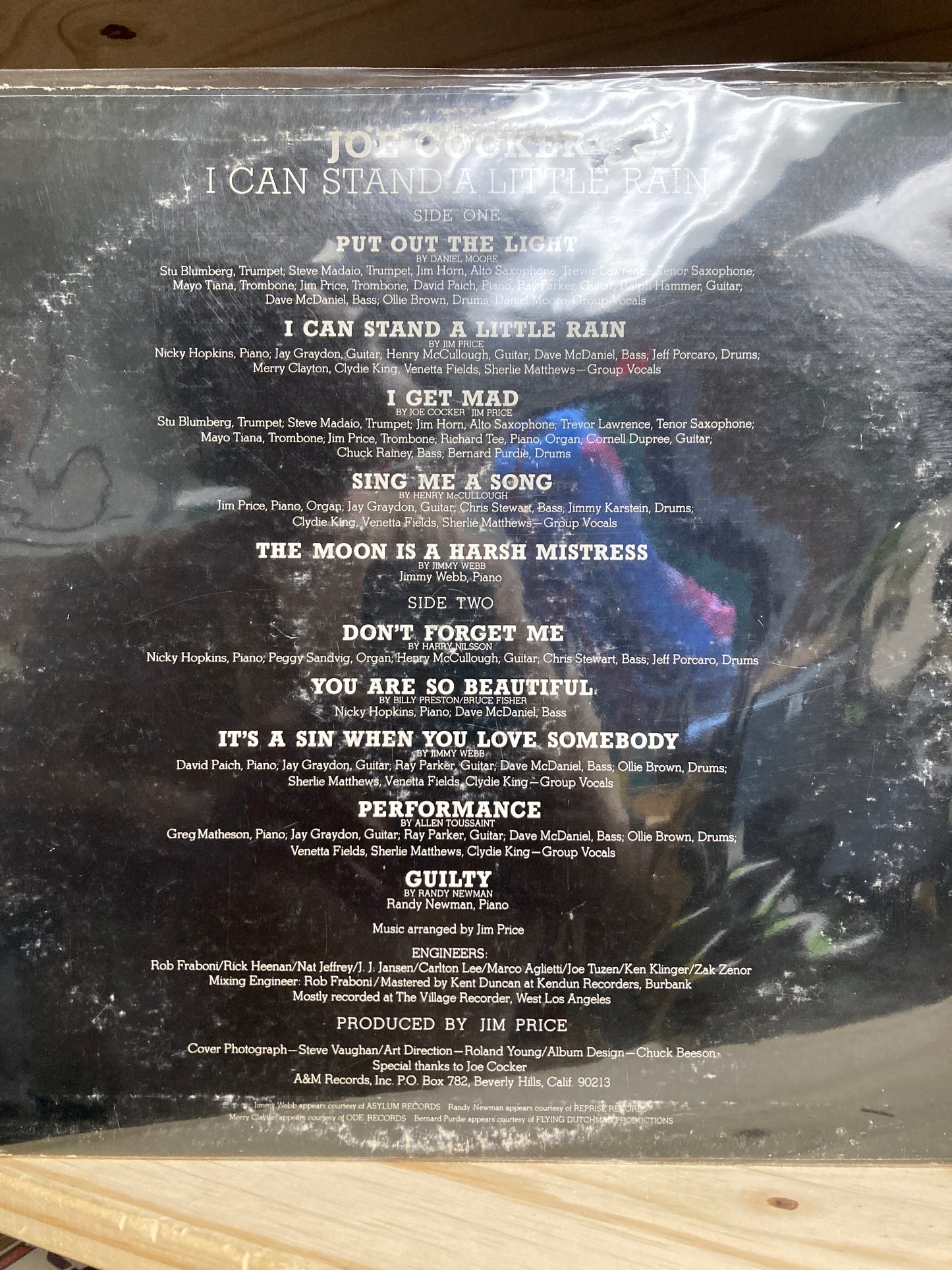 Joe Cocker - I Can Stand A little Rain - Vinyl LP