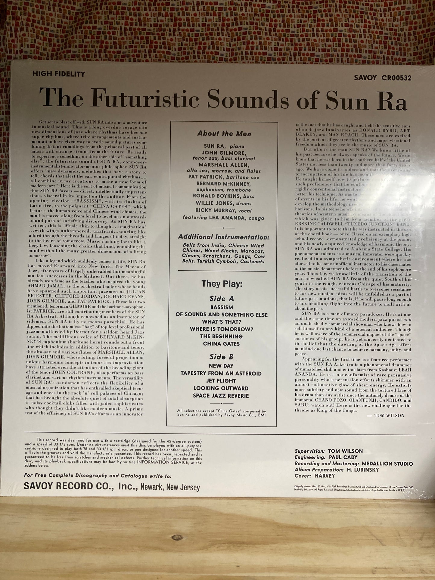 Sun Ra - The Futuristic Sounds Of Sun Ra - 12" Vinyl LP 180g