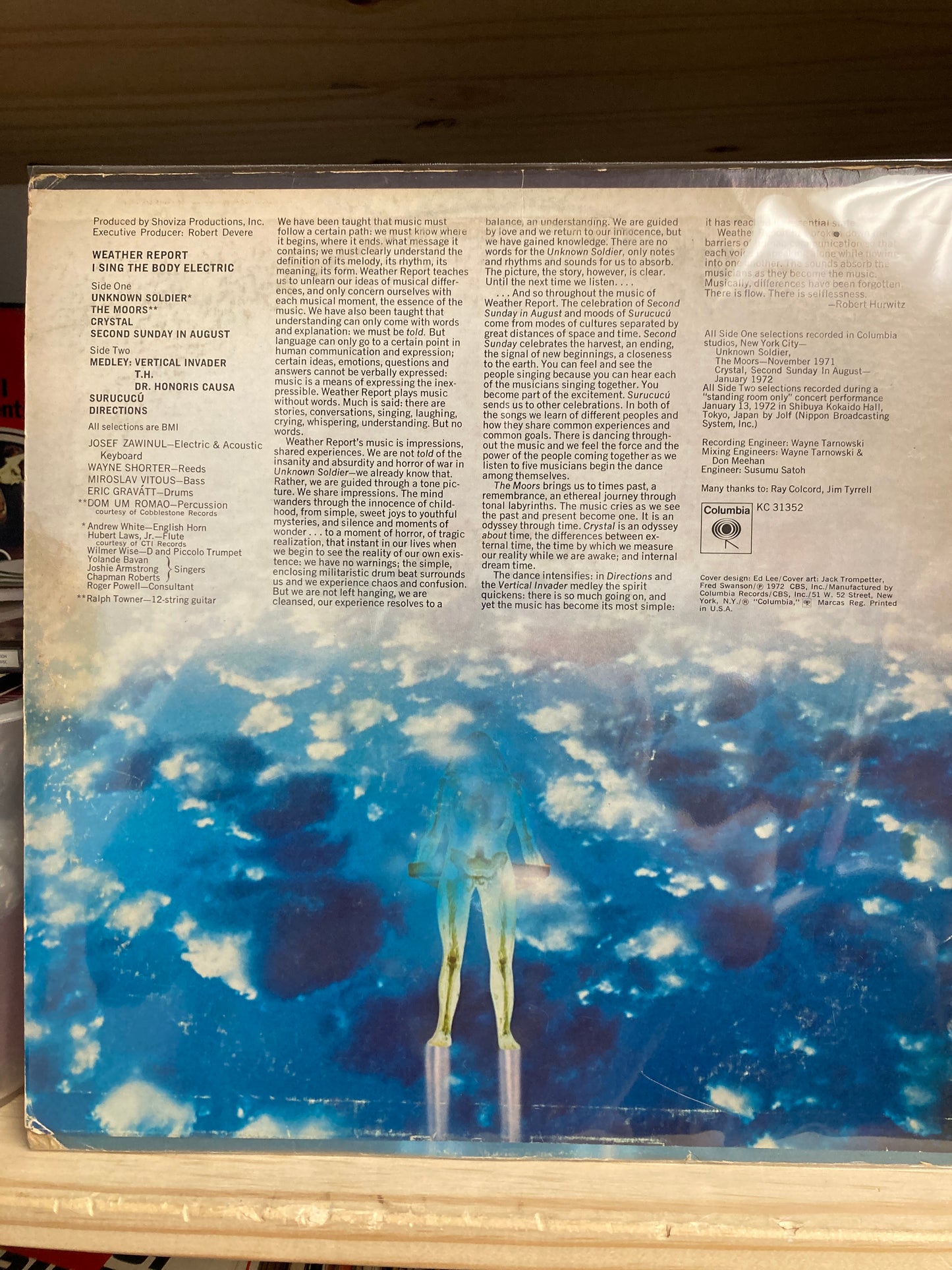 Weather Report - I sing the Body Electric - 12" Vinyl LP