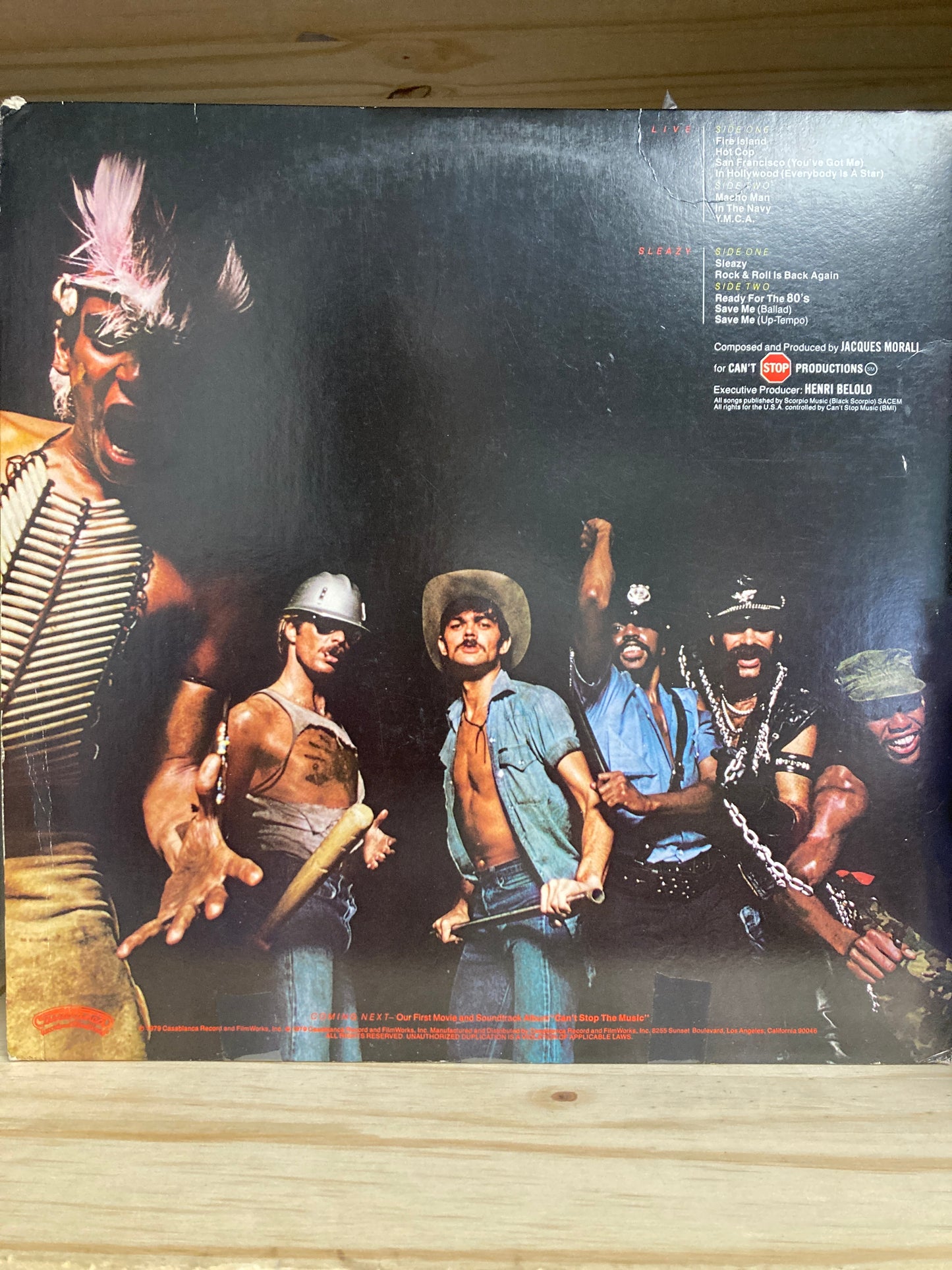 Village People - Live and Sleazy - 2x 12" LP