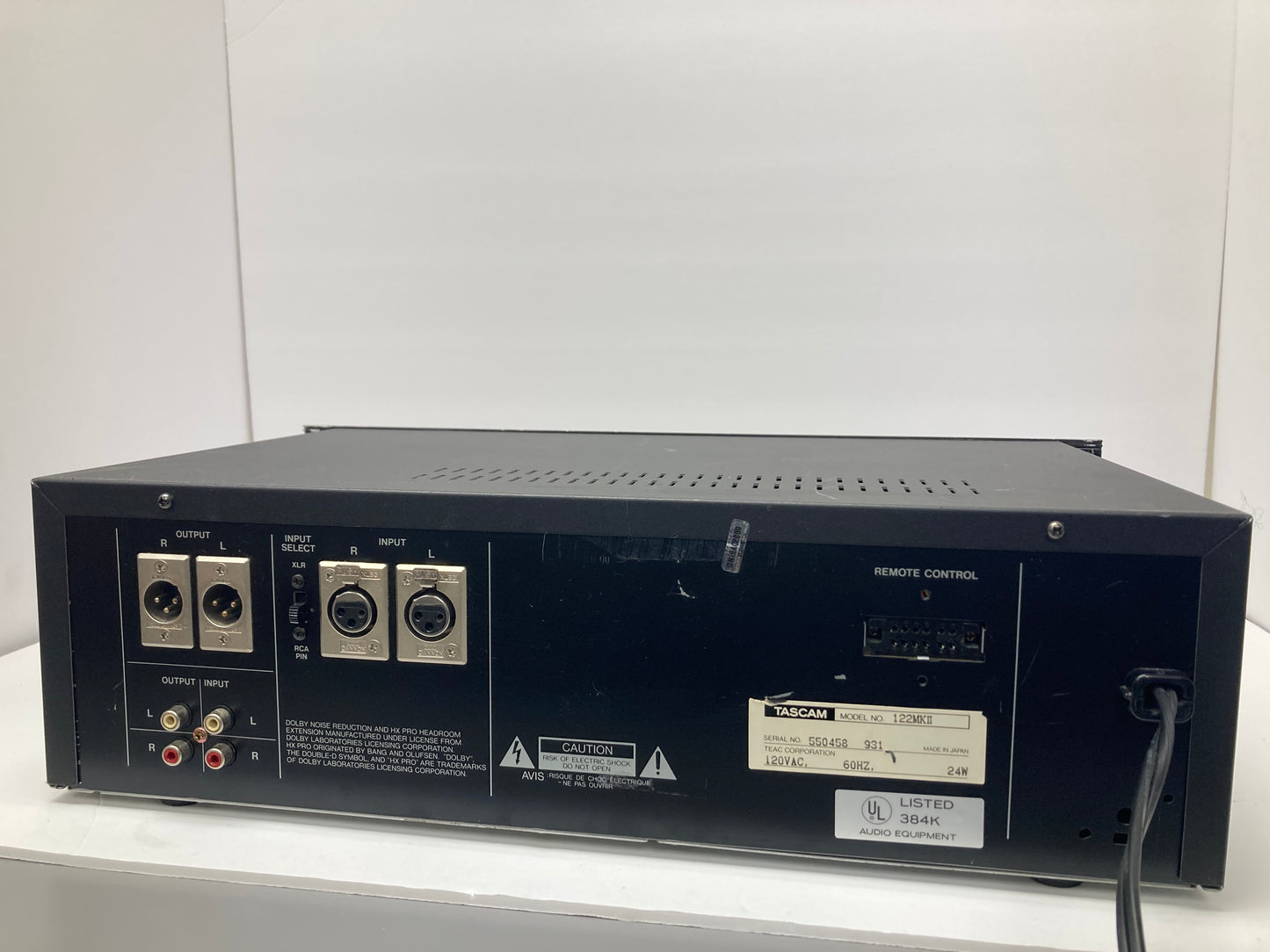 Tascam 123 MK II-please read