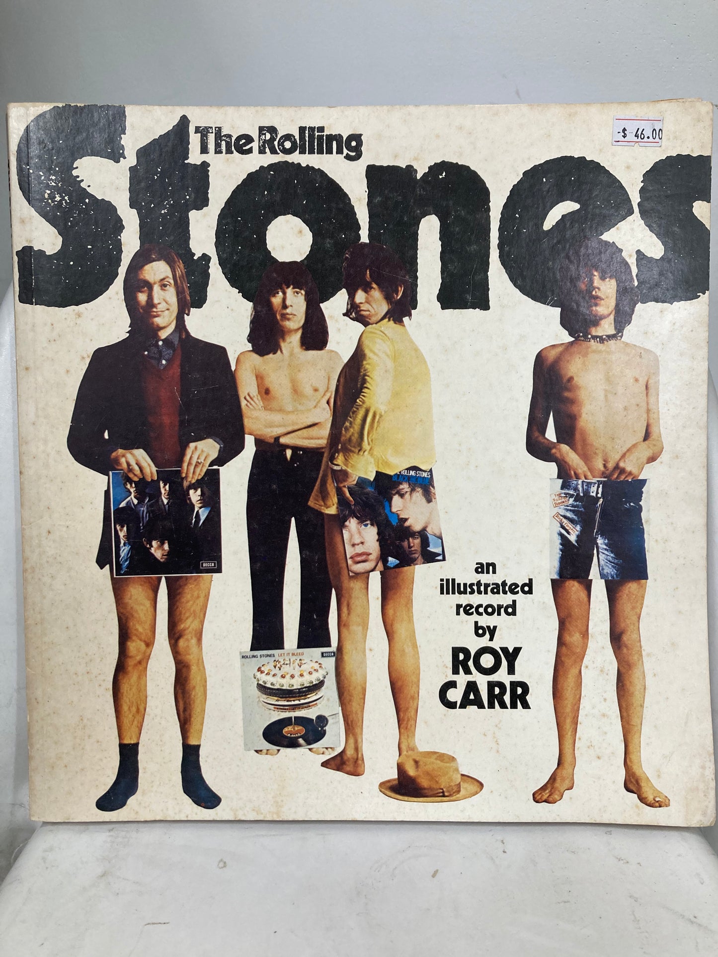 The Rolling Stones and illustrated record