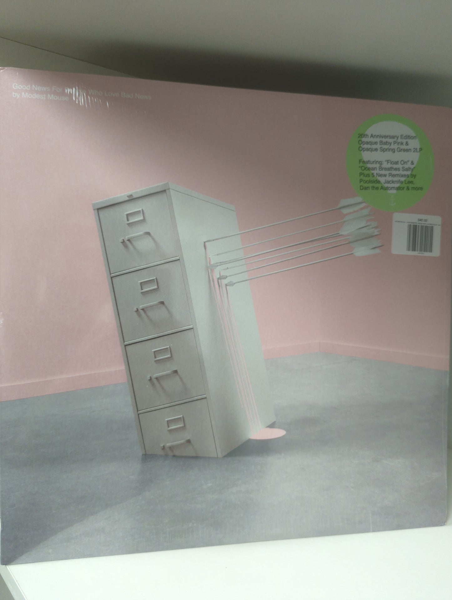 Modest Mouse - Good News For People Who Love Bad News - 2x 12" Vinyl LP (Green and Pink Vinyl)