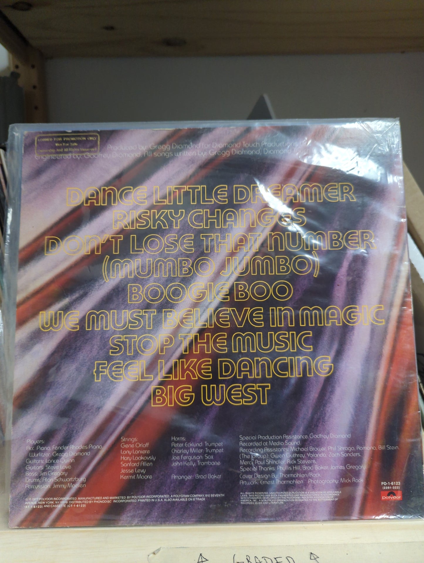 Bionic Boogie - Self Titled - 12" Vinyl LP