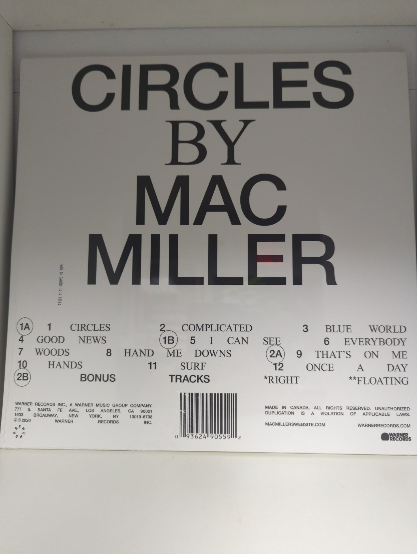 Mac Miller - Circles - 2x Vinyl LP