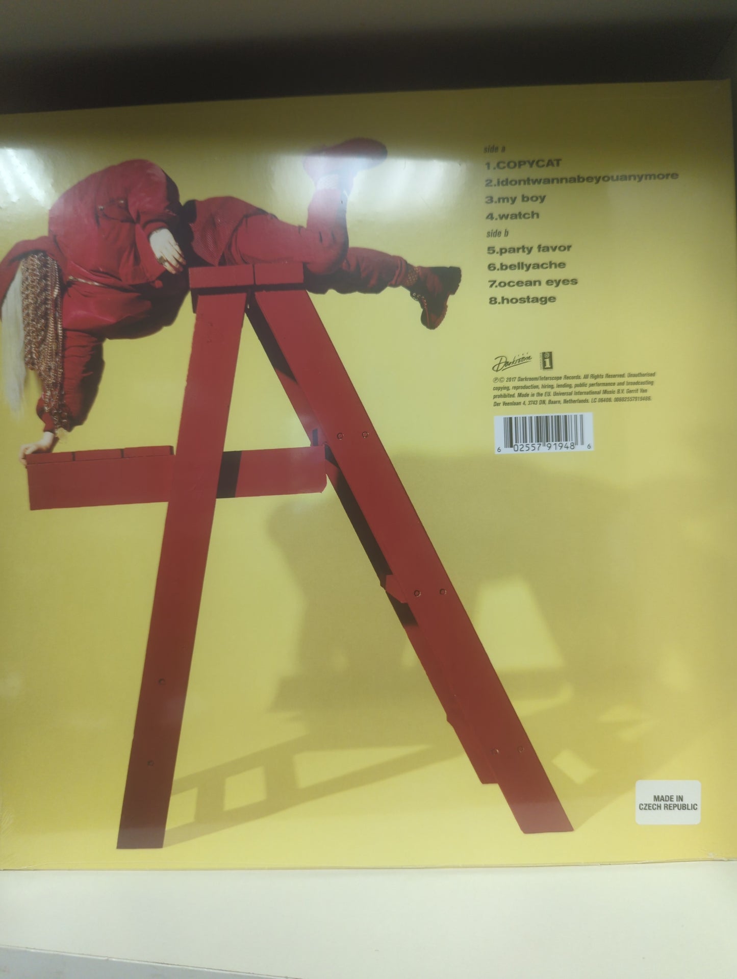 Billy Eilish- Don't Smile At Me -12'' Vinyl LP