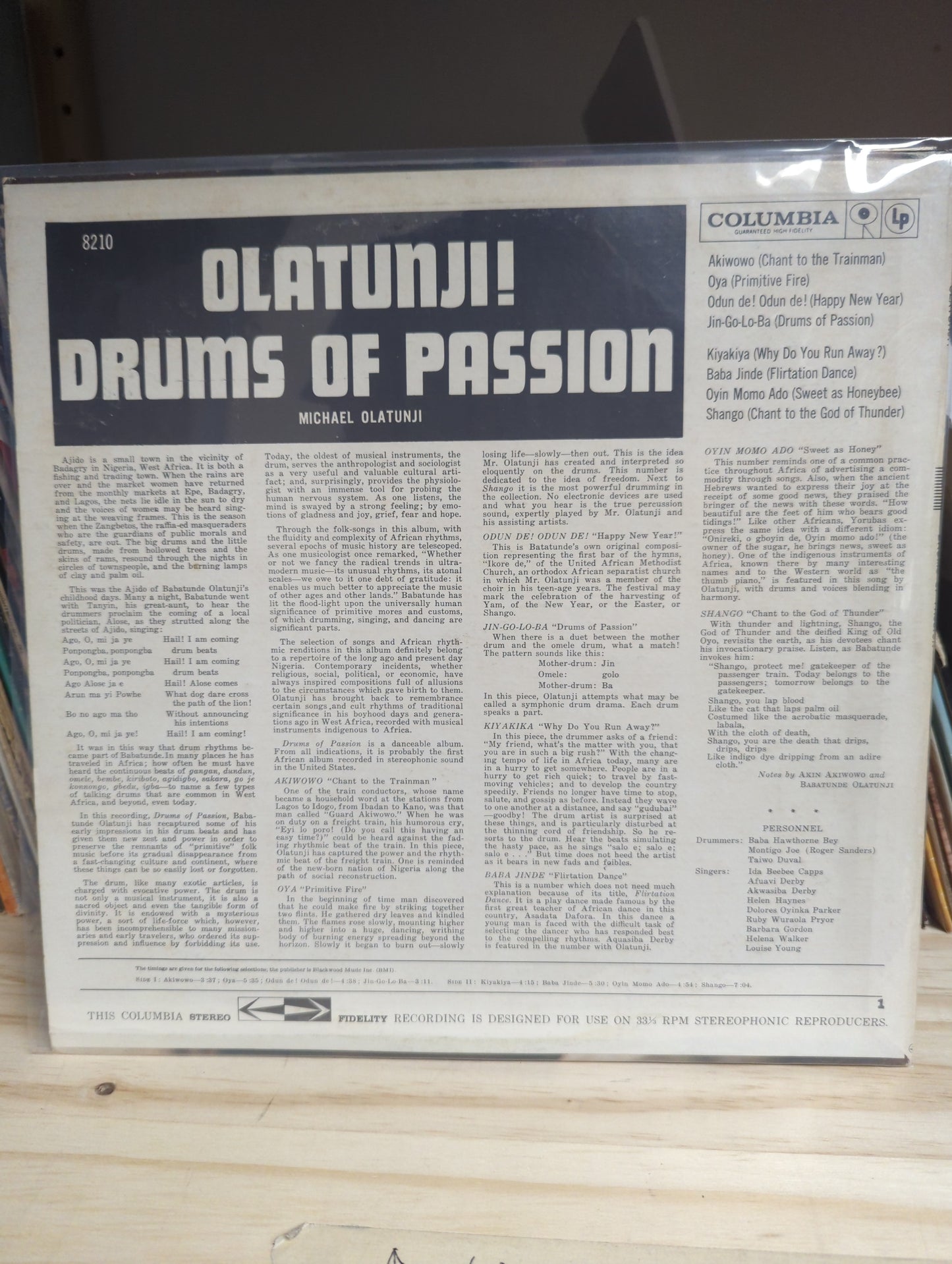 Olatunji! - Drums of Passion - 12" Vinyl LP