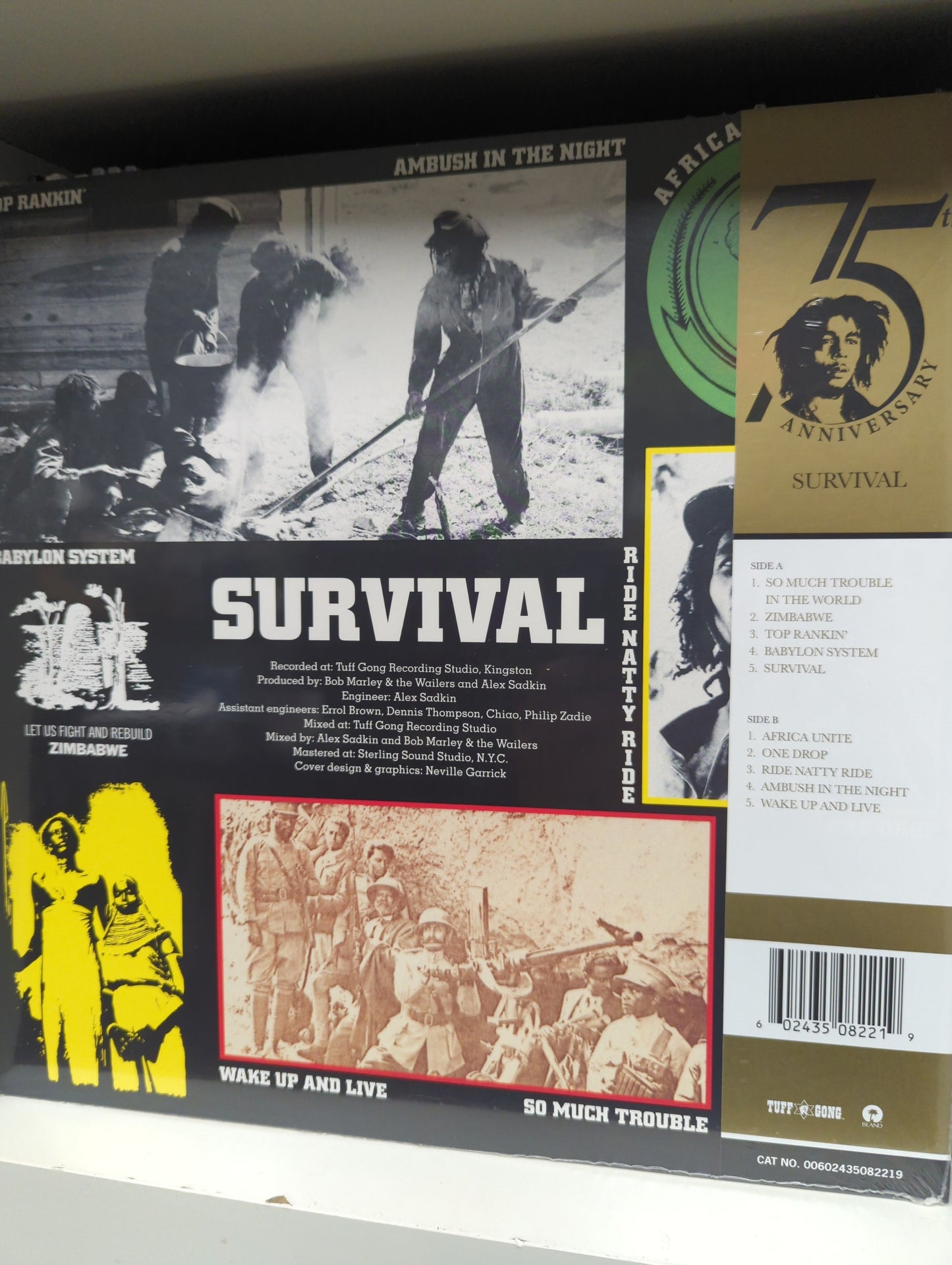 Bob Marley & The Wailers - Survival 75th Anniversary Half Speed Mastering Vinyl LP