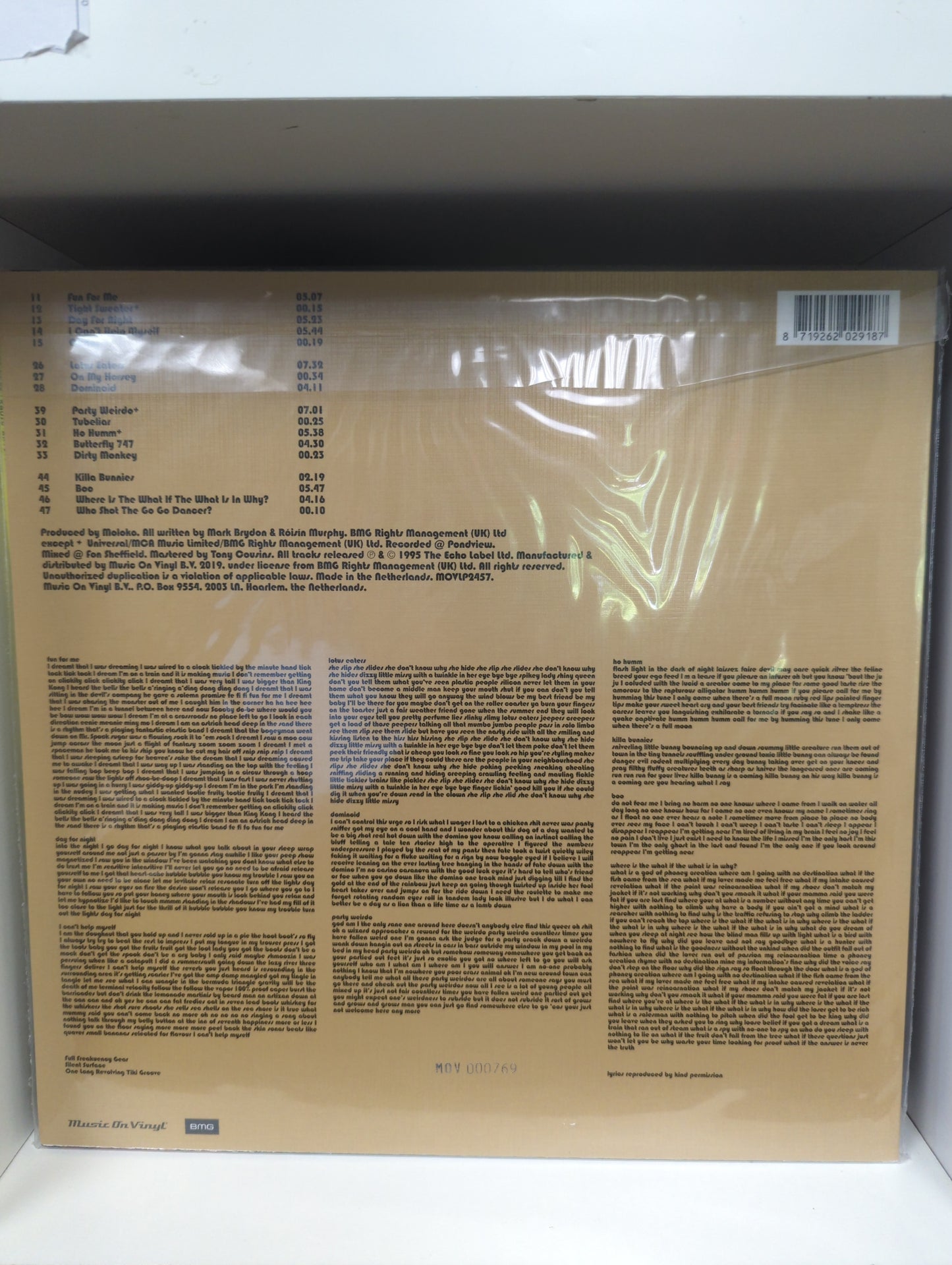 Moloko - Do You Like My Tight Sweater? - 180g 12" Vinyl LP