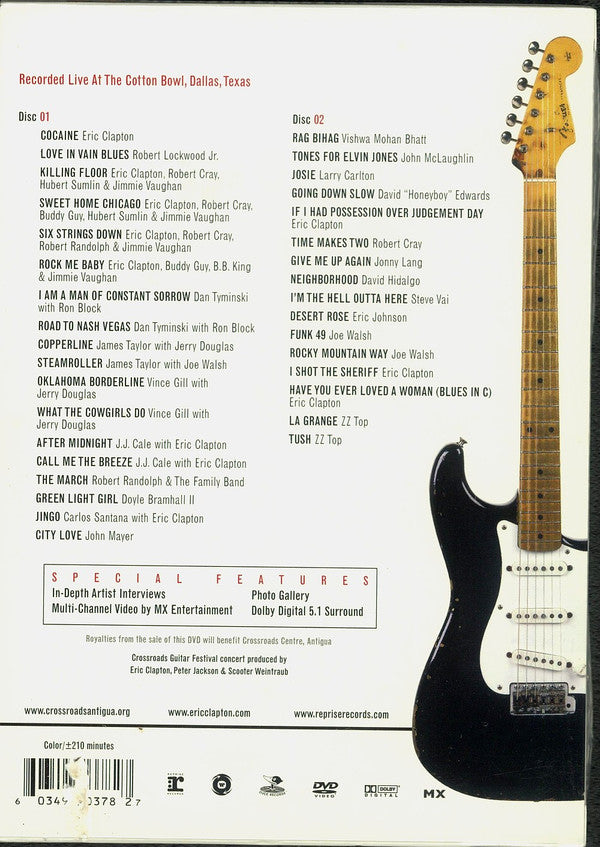 Eric Clapton : Crossroads Guitar Festival (2xDVD-V, Multichannel)