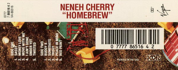 Neneh Cherry : Homebrew (Cass, Album, XDR)