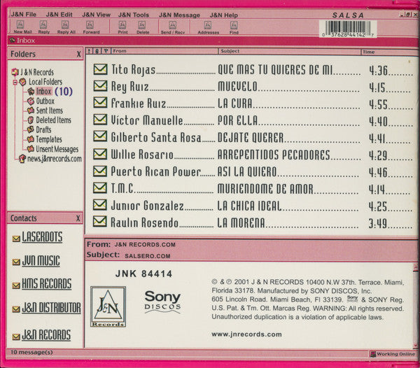 Various : WWW.SALSERO.COM (CD, Comp)
