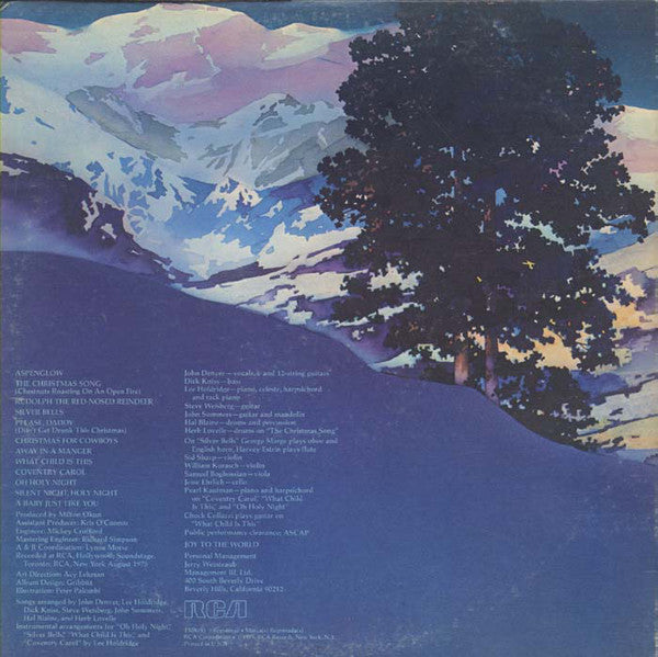John Denver : Rocky Mountain Christmas (LP,Album)