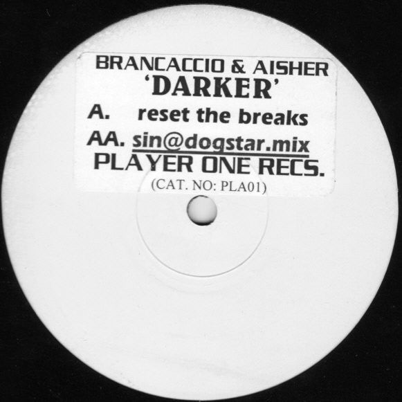 Brancaccio & Aisher : Darker (12", W/Lbl, Sti)