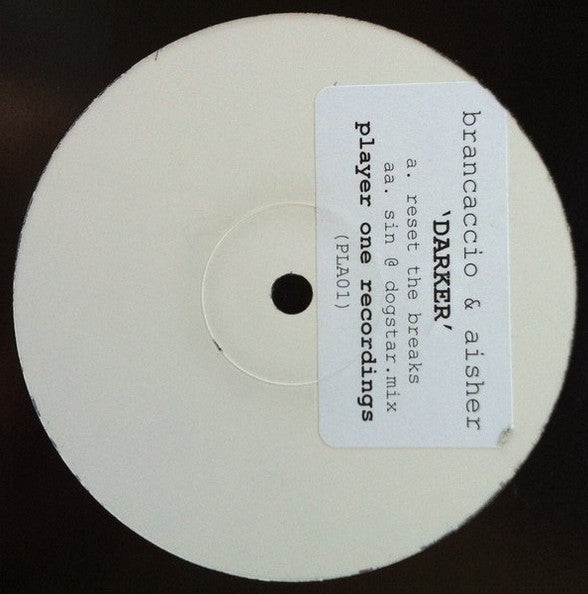 Brancaccio & Aisher : Darker (12", W/Lbl, Sti)