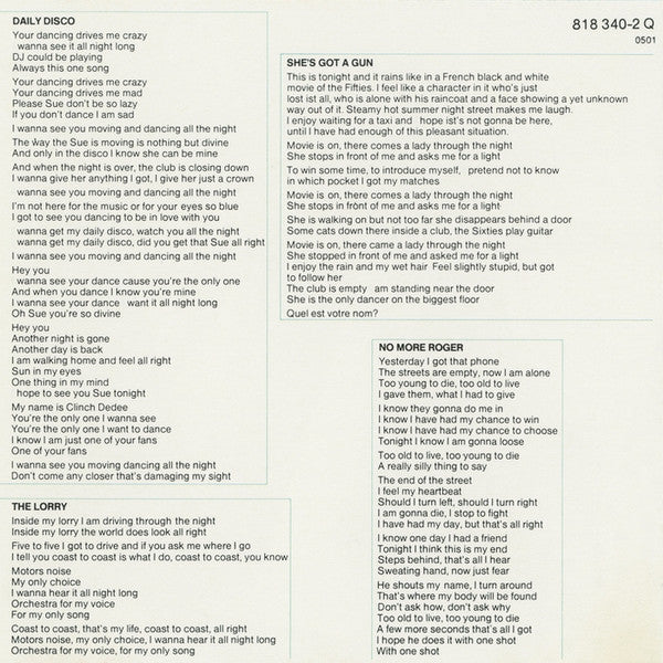 Yello : Claro Que Si (CD, Album, RE)