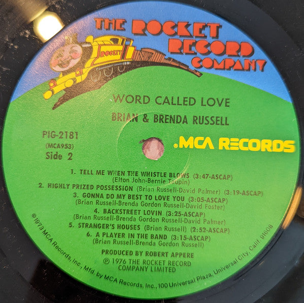 Brian And Brenda Russell* : Word Called Love (LP, Album)