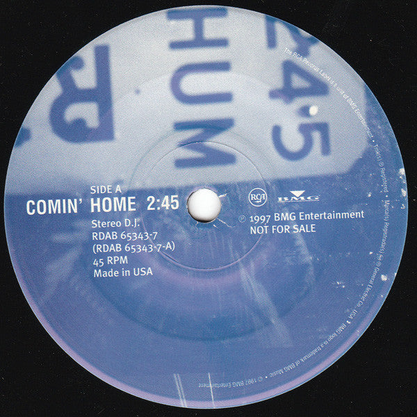 Hum (2) : Comin' Home b/w Puppets (7", Single, Promo)