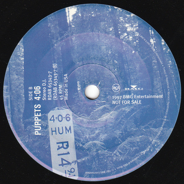 Hum (2) : Comin' Home b/w Puppets (7", Single, Promo)