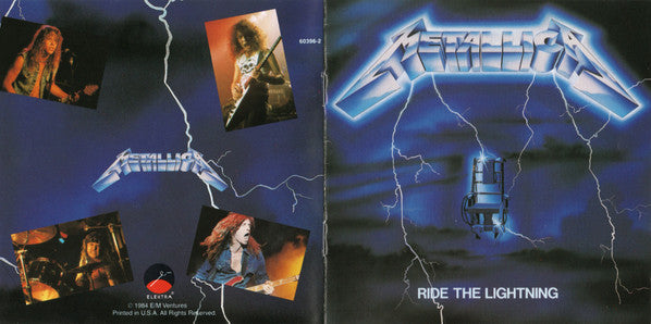 Metallica : Ride The Lightning (CD, Album, RE, RM)