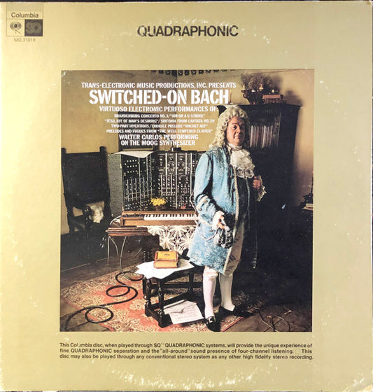 Walter Carlos : Switched-On Bach (LP, Album, Quad, M/Print)