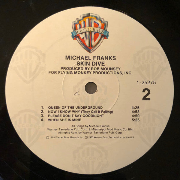 Michael Franks : Skin Dive (LP, Album, All)