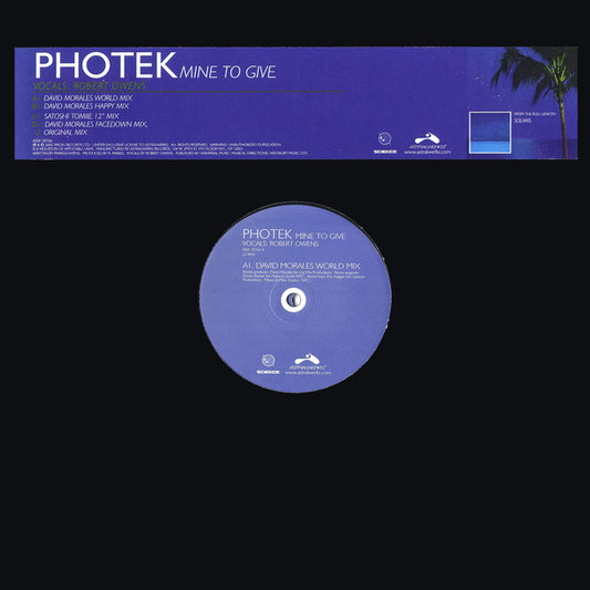 Photek : Mine To Give (2x12")