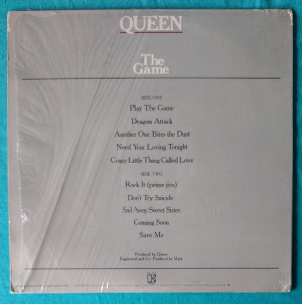 Queen : The Game (LP, Album, Club, Pit)