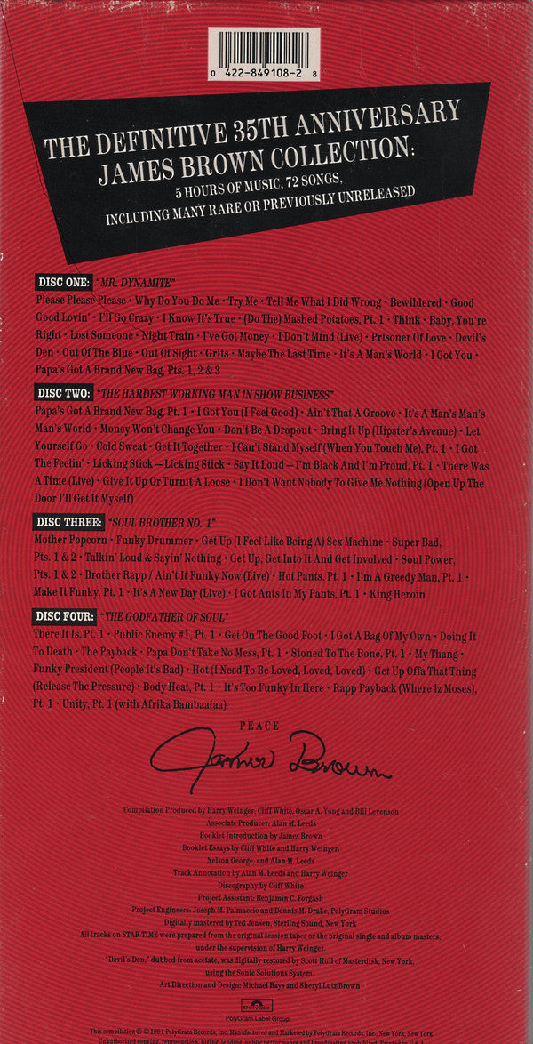 James Brown : Star Time (4xCD, Comp, RM + Box)