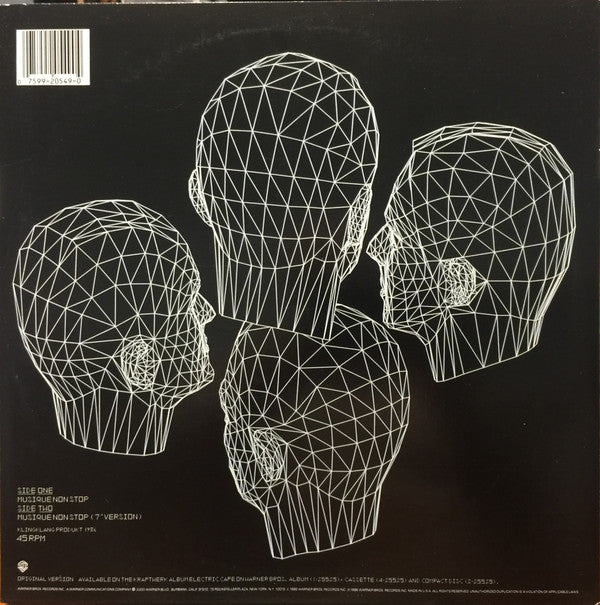 Kraftwerk : Musique Non Stop (12", Single, Spe)