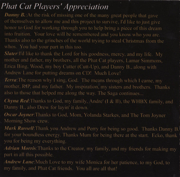 The Phat Cat Players : Make It Phat, Baby (CD, Album)