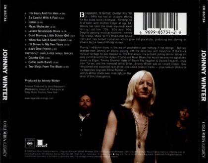Johnny Winter : Johnny Winter (CD, Album, Enh, RM)