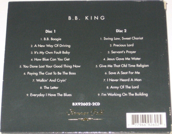 B.B. King : Forever Gold  (2xCD, Comp, RE, RM + Box)