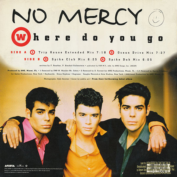 No Mercy : Where Do You Go (12")