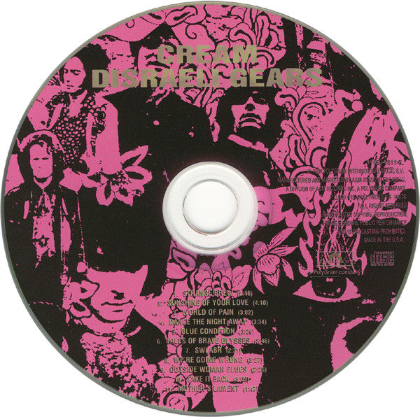 Cream (2) : Disraeli Gears (CD, Album, RE, RM)