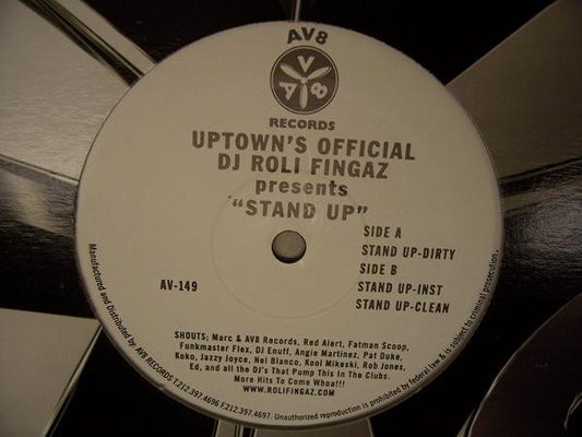 DJ Roli Fingaz : Stand Up (12")