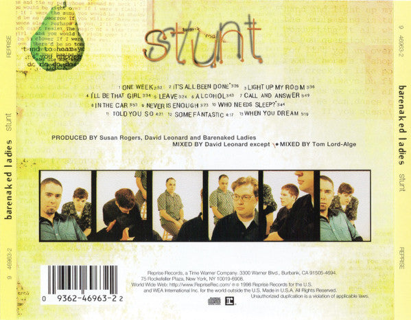 Barenaked Ladies : Stunt (CD, Album)