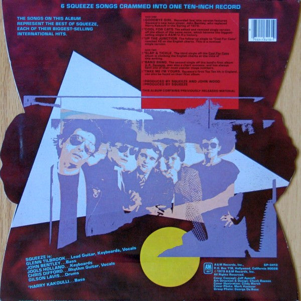 Squeeze (2) : 6 Squeeze Songs Crammed Into One Ten-Inch Record (10", Album, Comp, Fid)